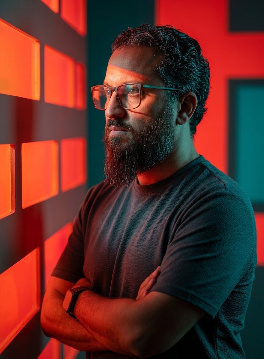 Cinematic portrait